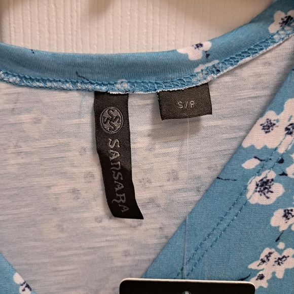 ❤️ NWT Sansara Floral Dress Women's Small Twist Front Sleeveless Dress - Picture 7 of 12